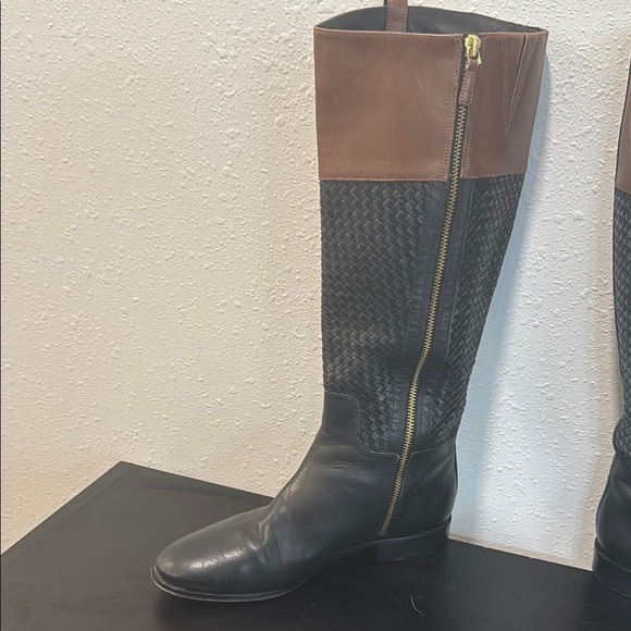 Classic Black and Brown Equestrian Boots - Picture 2 of 7